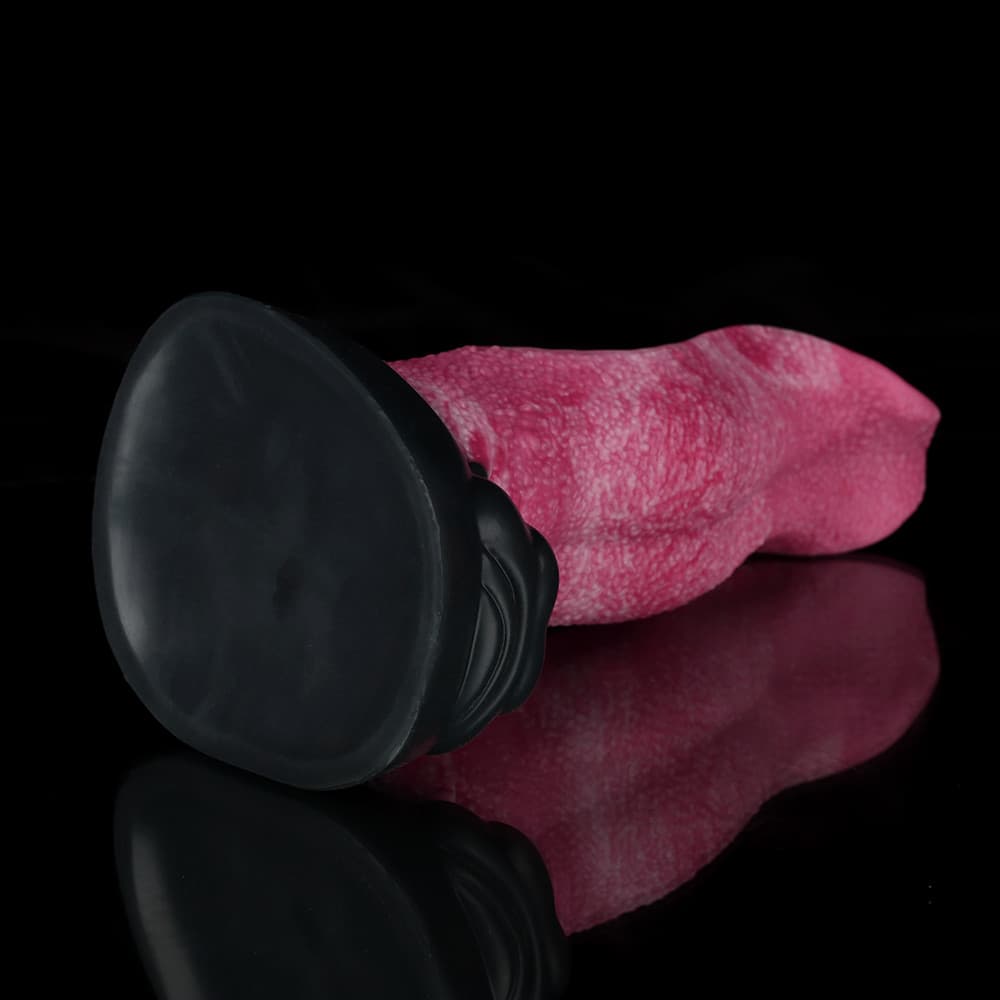 Wolf Tongue Rose Pink Fantasy Dildo