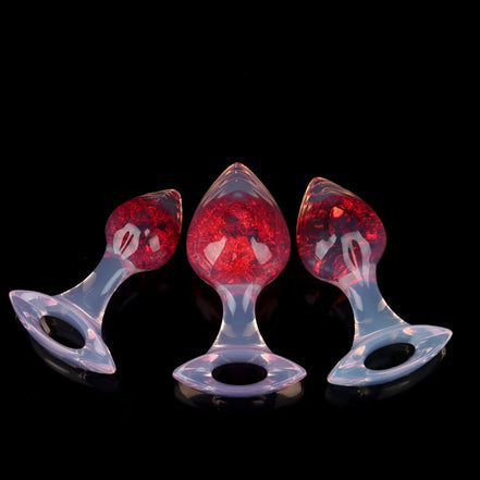 Heart Crystal Butter Plugs