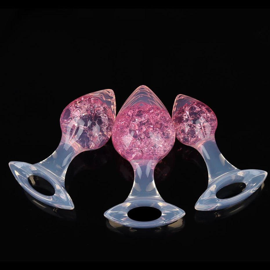 Heart Crystal Butter Plugs