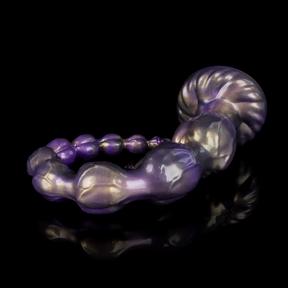 Anal Beads in Shimmering Purple (4 Sizes)