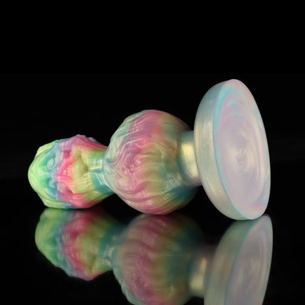 Talon Skull Gradient Pink Green Butter Plug