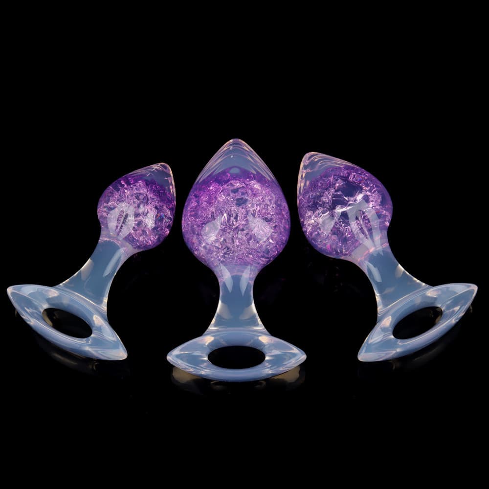 Heart Crystal Butter Plugs