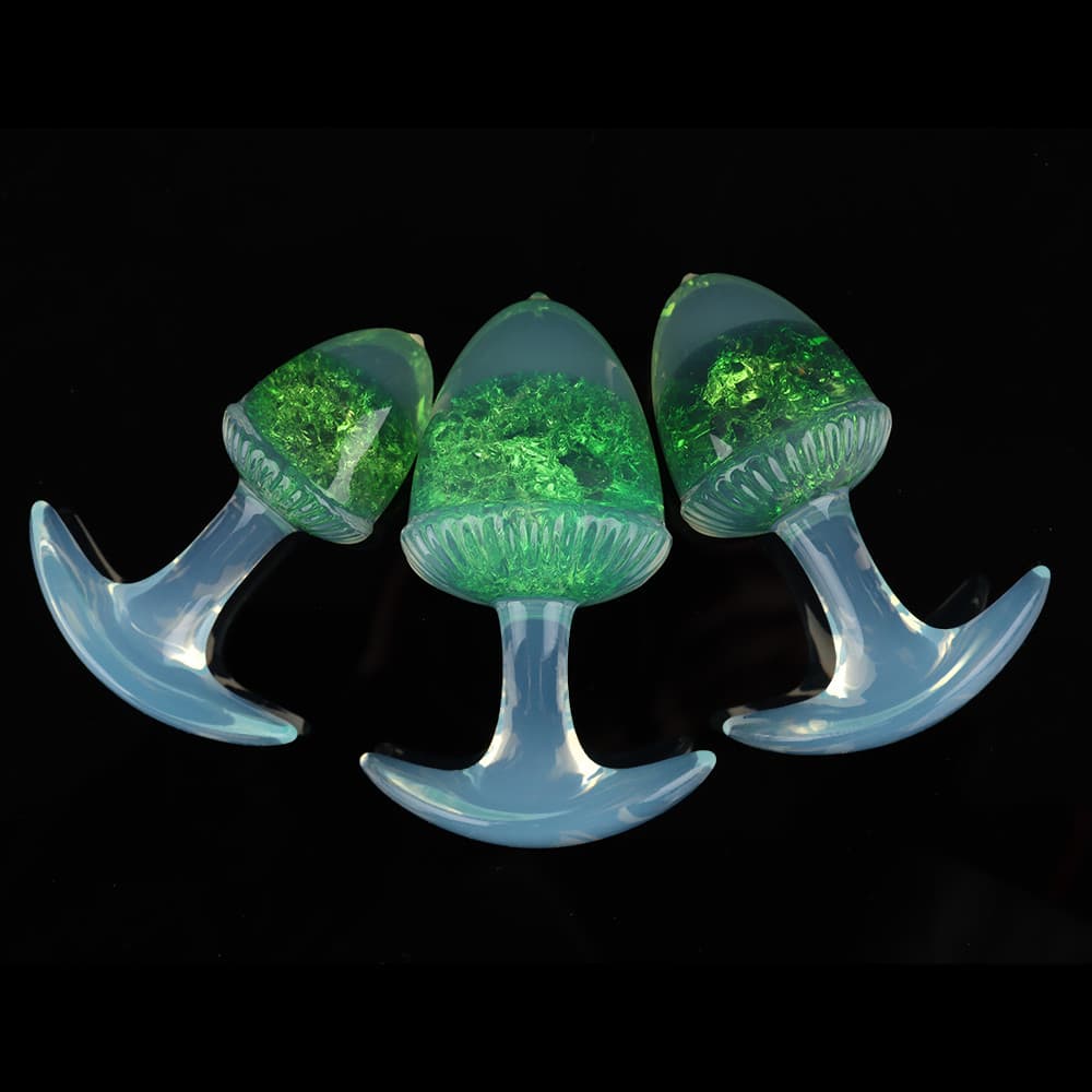 Chestnut Crystal Butter Plugs - 9 Colors