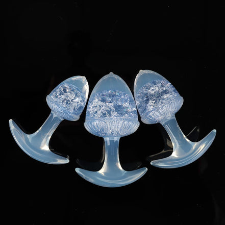 Chestnut Crystal Butter Plugs - 9 Colors