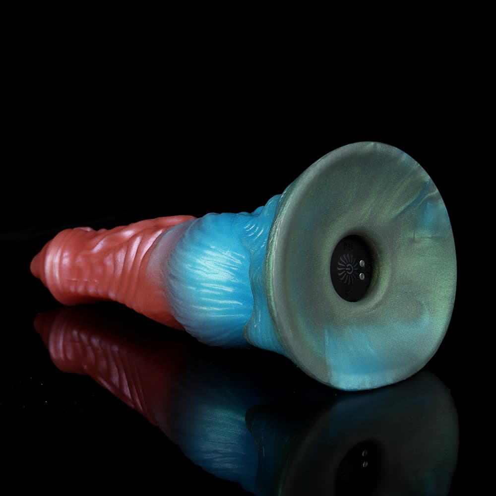 Ghost Red Blue Green Electric Vibrating Dildo