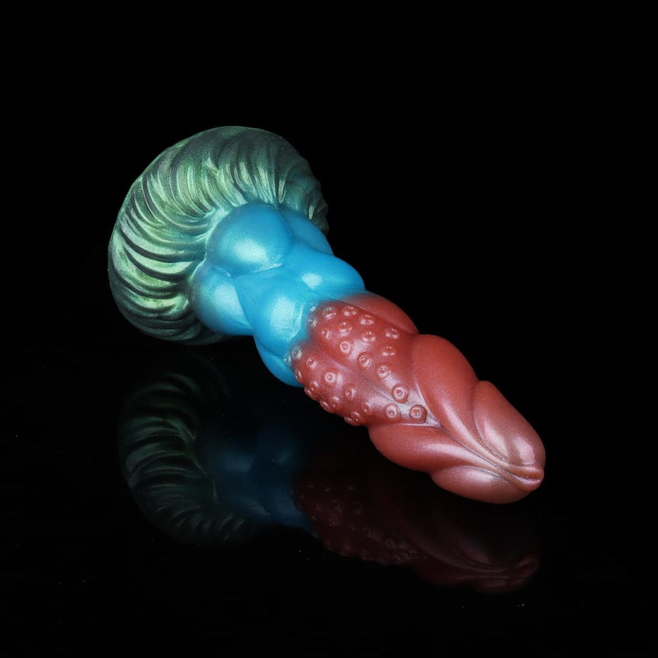 Space Bugs Yellow Green Electric Vibrating Dildo