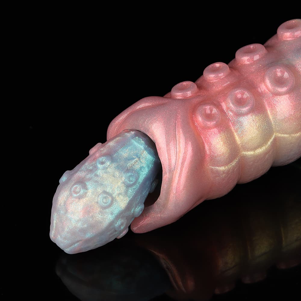 Darren Colorful Inflatable Ovipositor Dildo（5 Eggs）