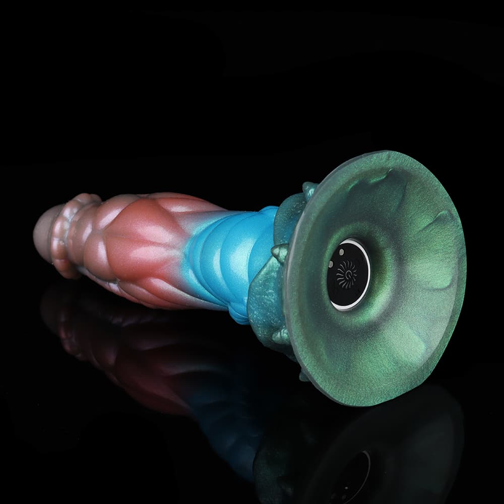 Alien Red Blue Green Electric Vibrating Dildo
