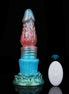 Spike Red Blue Green Electric Vibrating Dildo