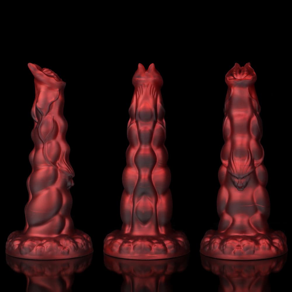 Sphinx Crimson Fantasy Dildo-Knot Dildo