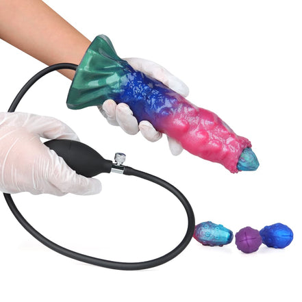 Clifford Inflatable Ovipositor Dildo （4 Eggs）