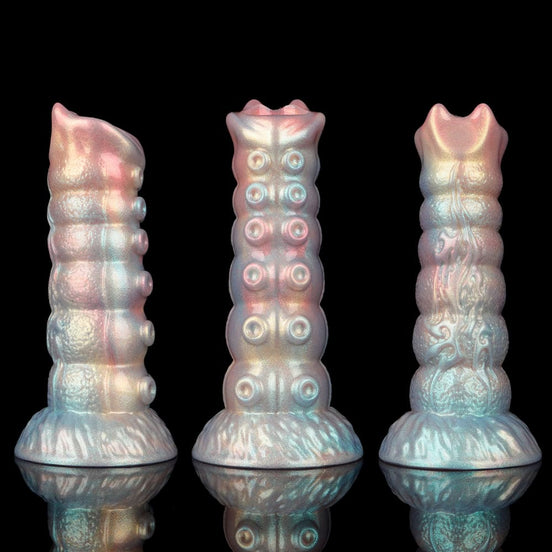 Dennis Colorful Inflatable Ovipositor Dildo（3 Eggs）