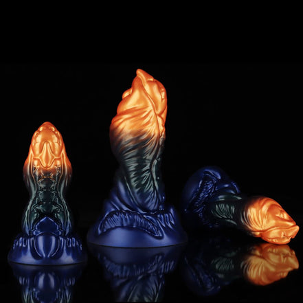 Hawksbill Orange Green Blue Dildo Animal Dildo