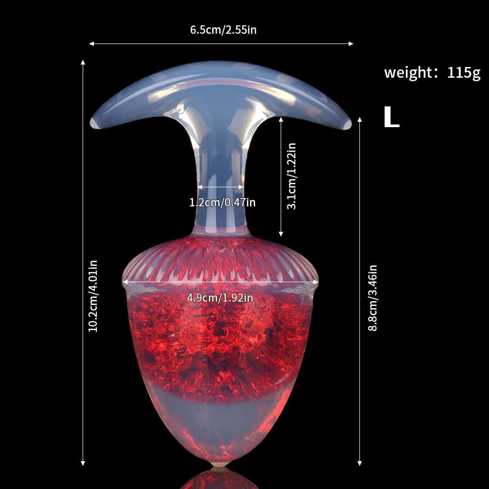 Chestnut Crystal Butter Plugs - 9 Colors