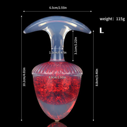 Chestnut Crystal Butter Plugs - 9 Colors