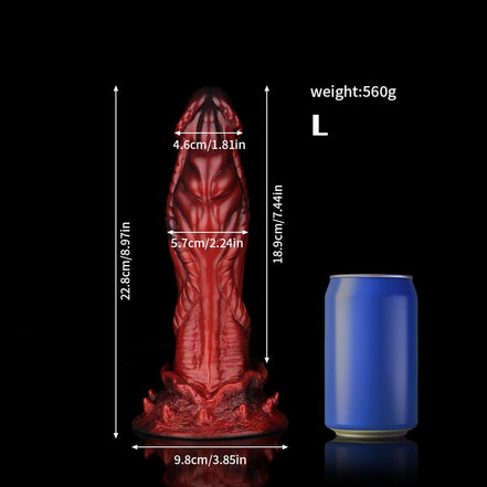 Alien Crimson Fantasy Dildo