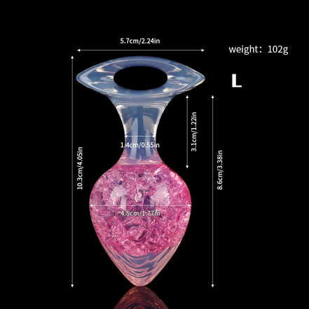 Heart Crystal Butter Plugs