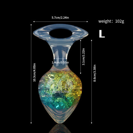 Heart Crystal Butter Plugs