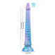 Octopus Gradient Blue  Purple Tentacle Dildo Anal Plug - Glow-In-The-Dark Dildo