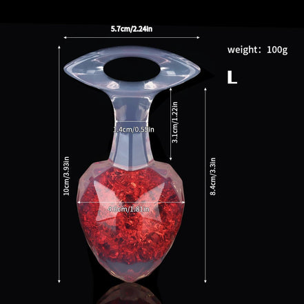 Diamond Crystal Butter Plugs - 9 Colors