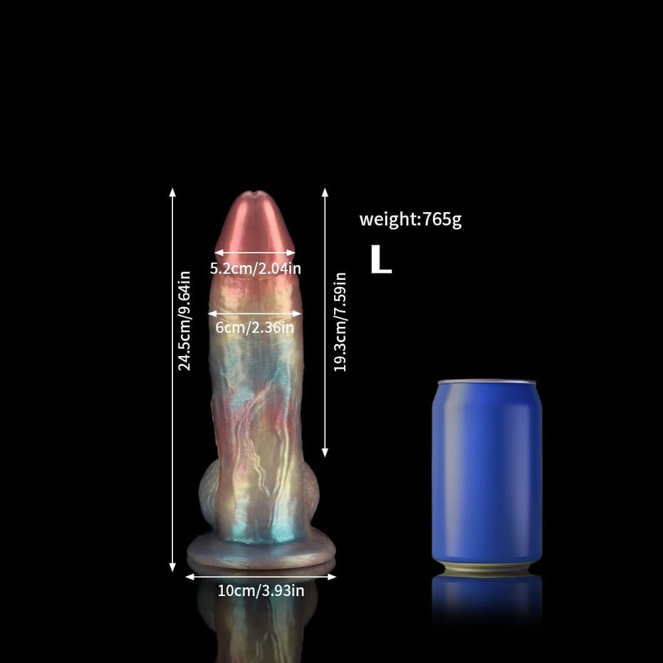 Gentleman Rainbow Fantasy Dildo-Knot Dildo