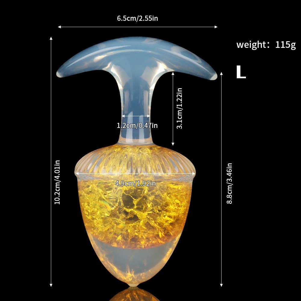 Chestnut Crystal Butter Plugs - 9 Colors