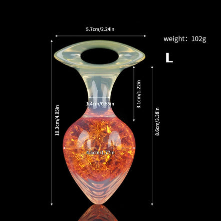 Heart Crystal Butter Plugs