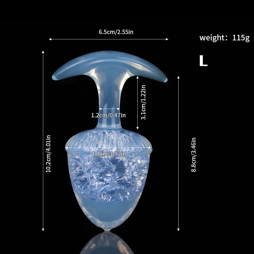 Chestnut Crystal Butter Plugs - 9 Colors