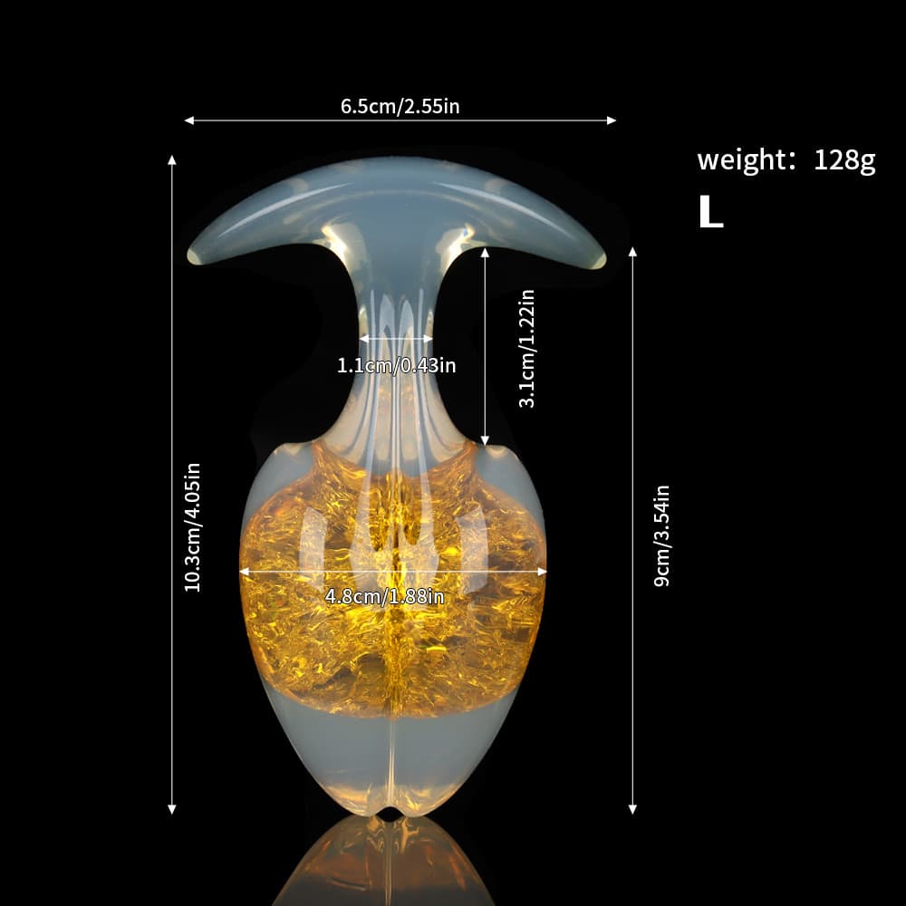 Bean Sprout Crystal Butter Plug- 9Colors