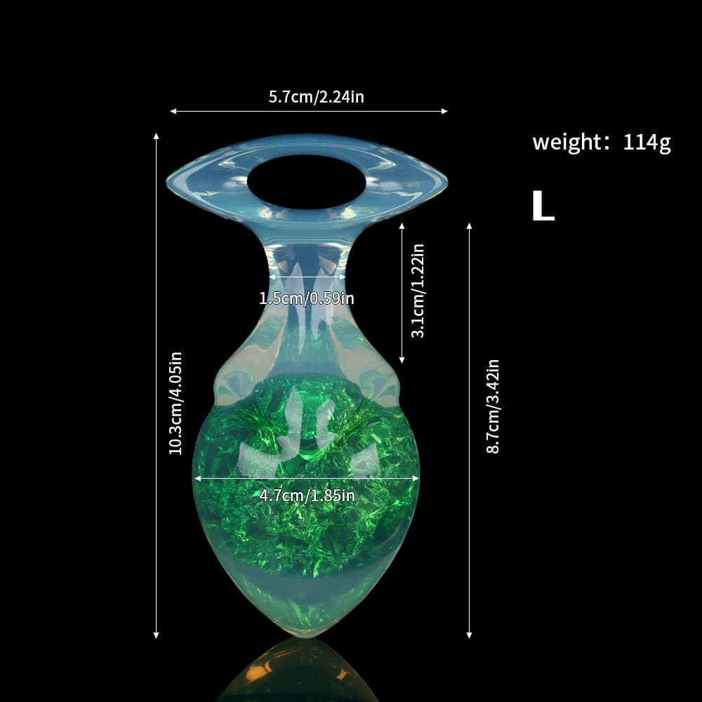 Drill Crystal Butter Plugs -9 Color