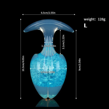 Bean Sprout Crystal Butter Plug- 9Colors