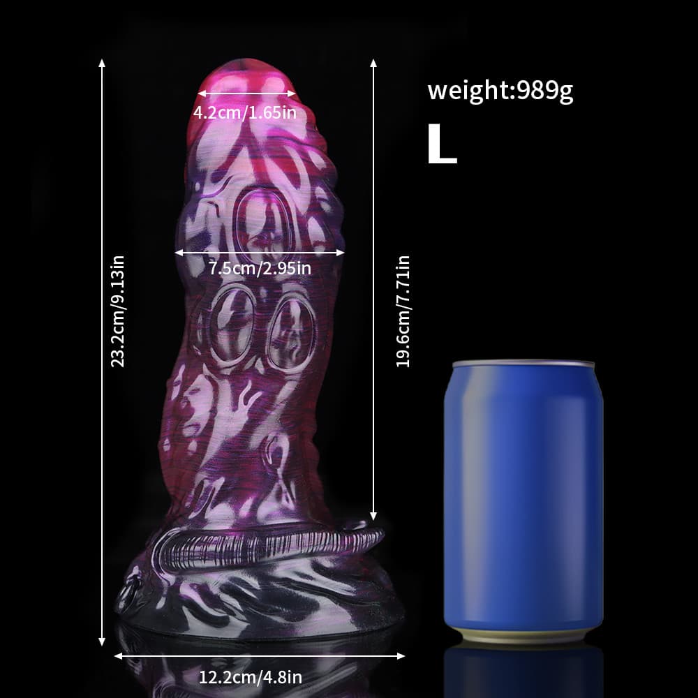 Taurus Black Purple Fantasy Dildo