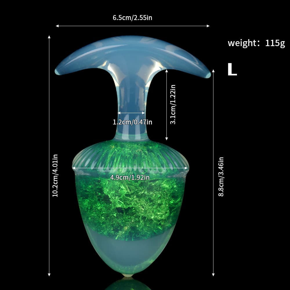 Chestnut Crystal Butter Plugs - 9 Colors