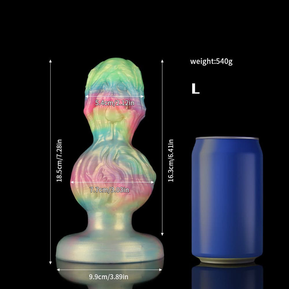 Talon Skull Gradient Pink Green Butter Plug