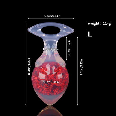 Drill Crystal Butter Plugs -9 Color