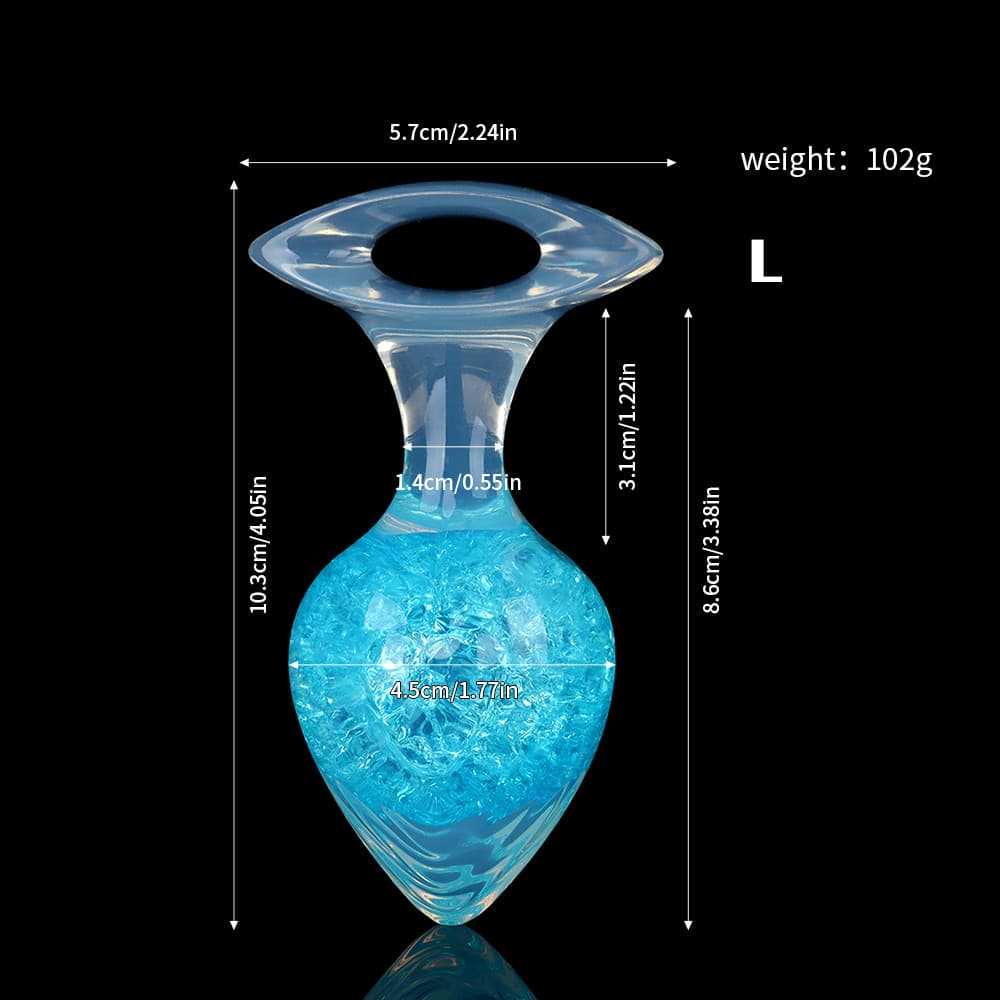 Heart Crystal Butter Plugs