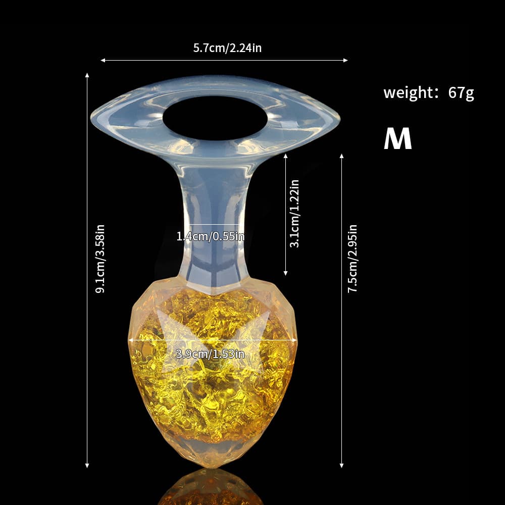 Diamond Crystal Butter Plugs - 9 Colors