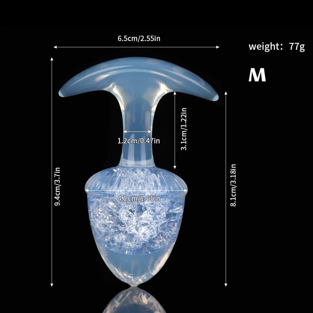 Chestnut Crystal Butter Plugs - 9 Colors