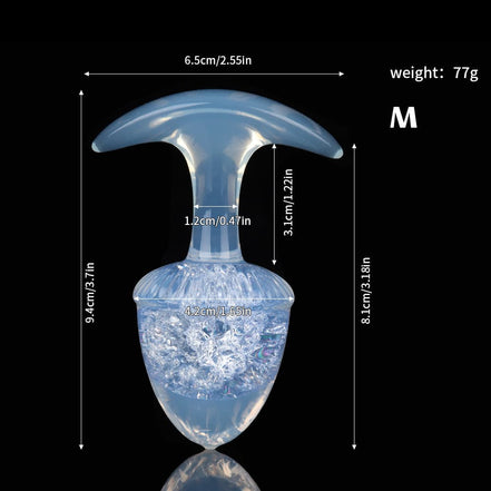 Chestnut Crystal Butter Plugs - 9 Colors