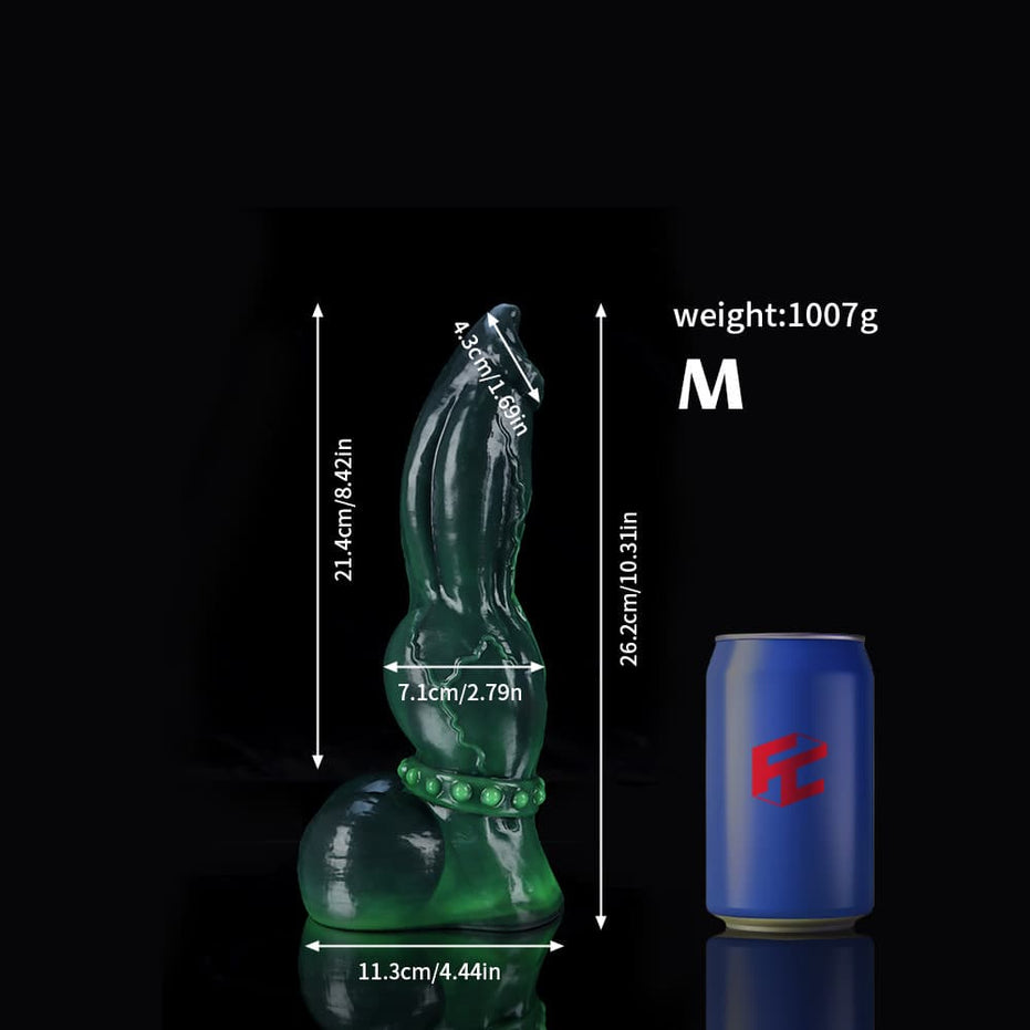 Venom Green Knot Dildo