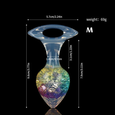 Heart Crystal Butter Plugs