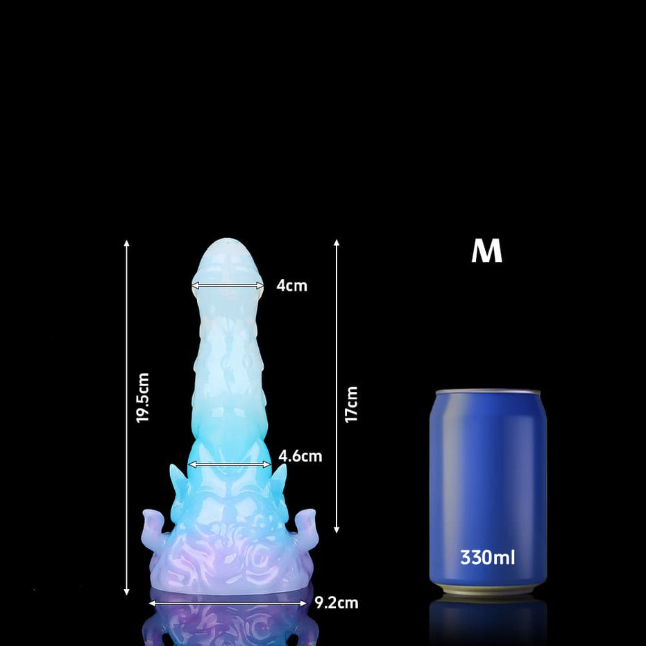Paw Shaped Blue-Purple Gradient Dildo
