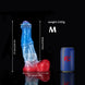 White Colt Blue Red  Fantasy Dildo-Knot Dildo