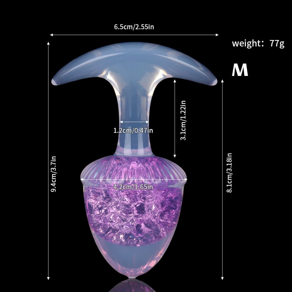 Chestnut Crystal Butter Plugs - 9 Colors