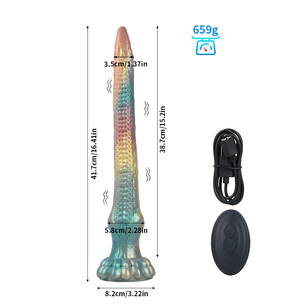 Eel Rainbow Electric Dildo
