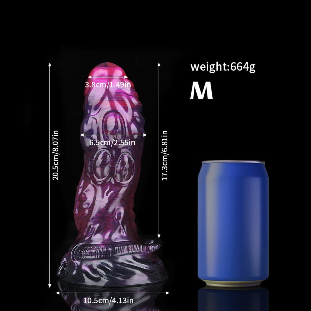 Taurus Black Purple Fantasy Dildo