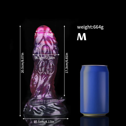 Taurus Black Purple Fantasy Dildo