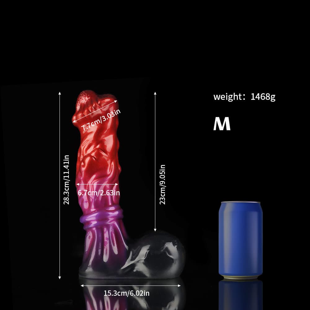 Lords Red Purple Black Dildo-Horse Dildo