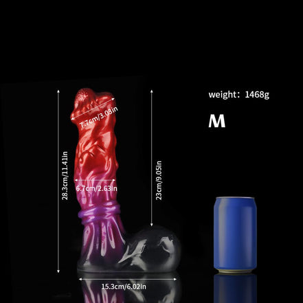Lords Red Purple Black Dildo-Horse Dildo