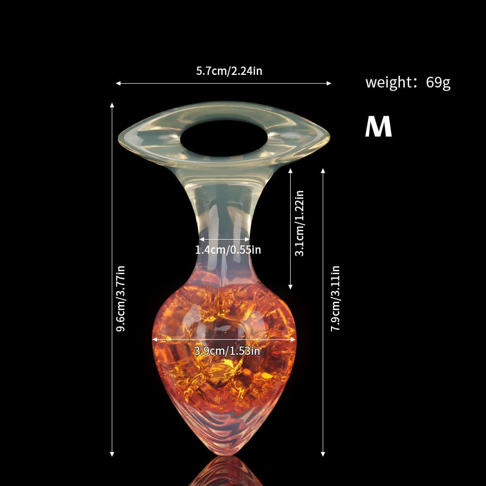 Heart Crystal Butter Plugs